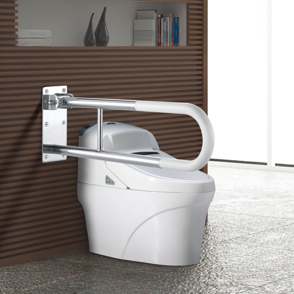 Accessible product grab bar engineered with 304 stainless steel and polyurethane coating