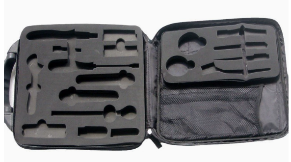 High-density shock-absorbing lining for product protection and packaging aid