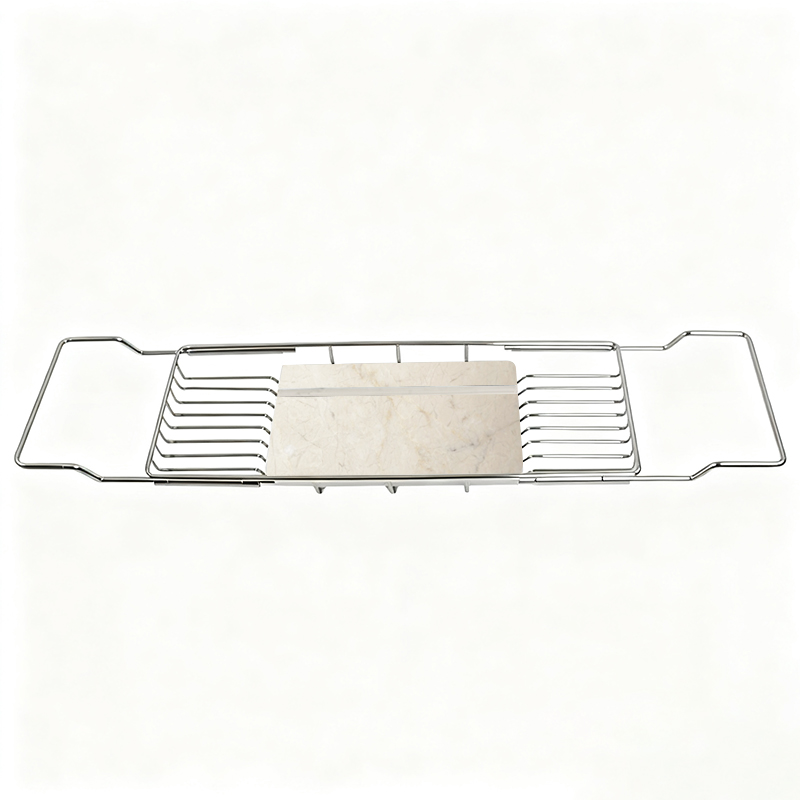 Premium chrome finished 304 stainless steel bathtub accessory