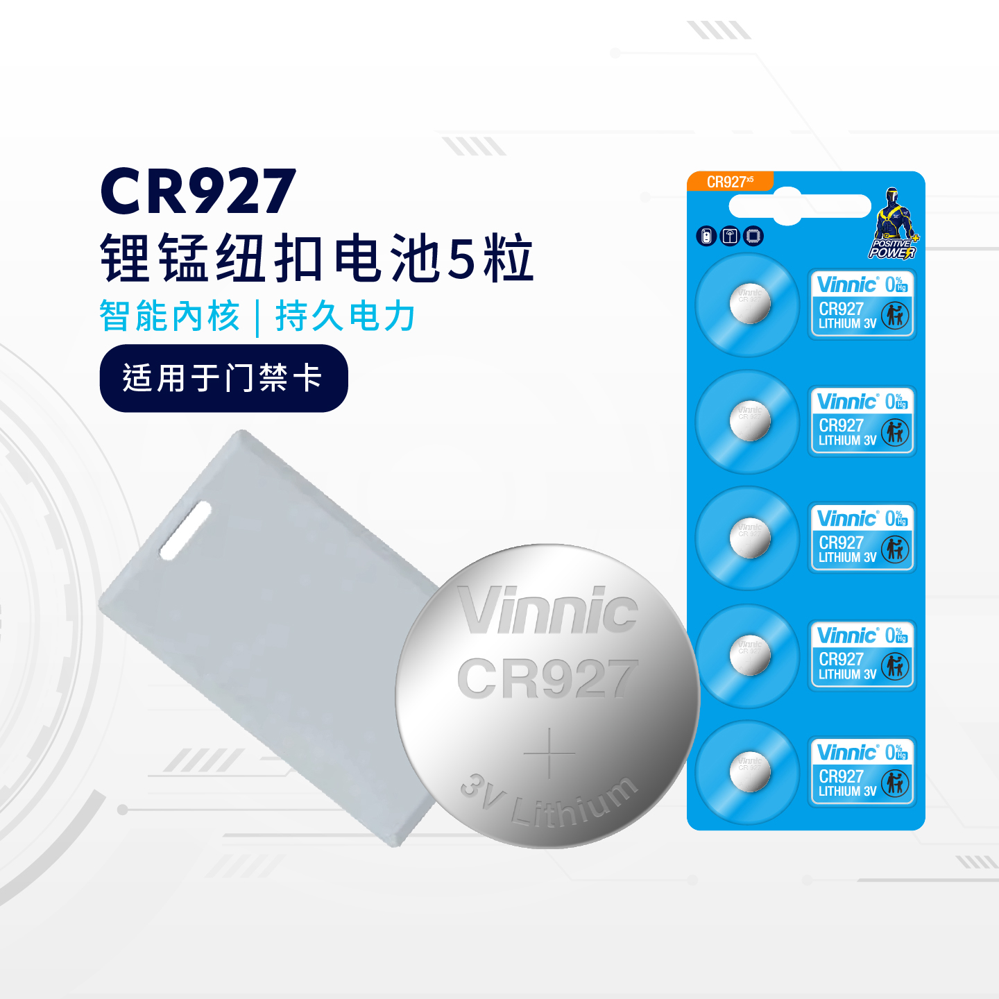 Vinnic lithium manganese battery range