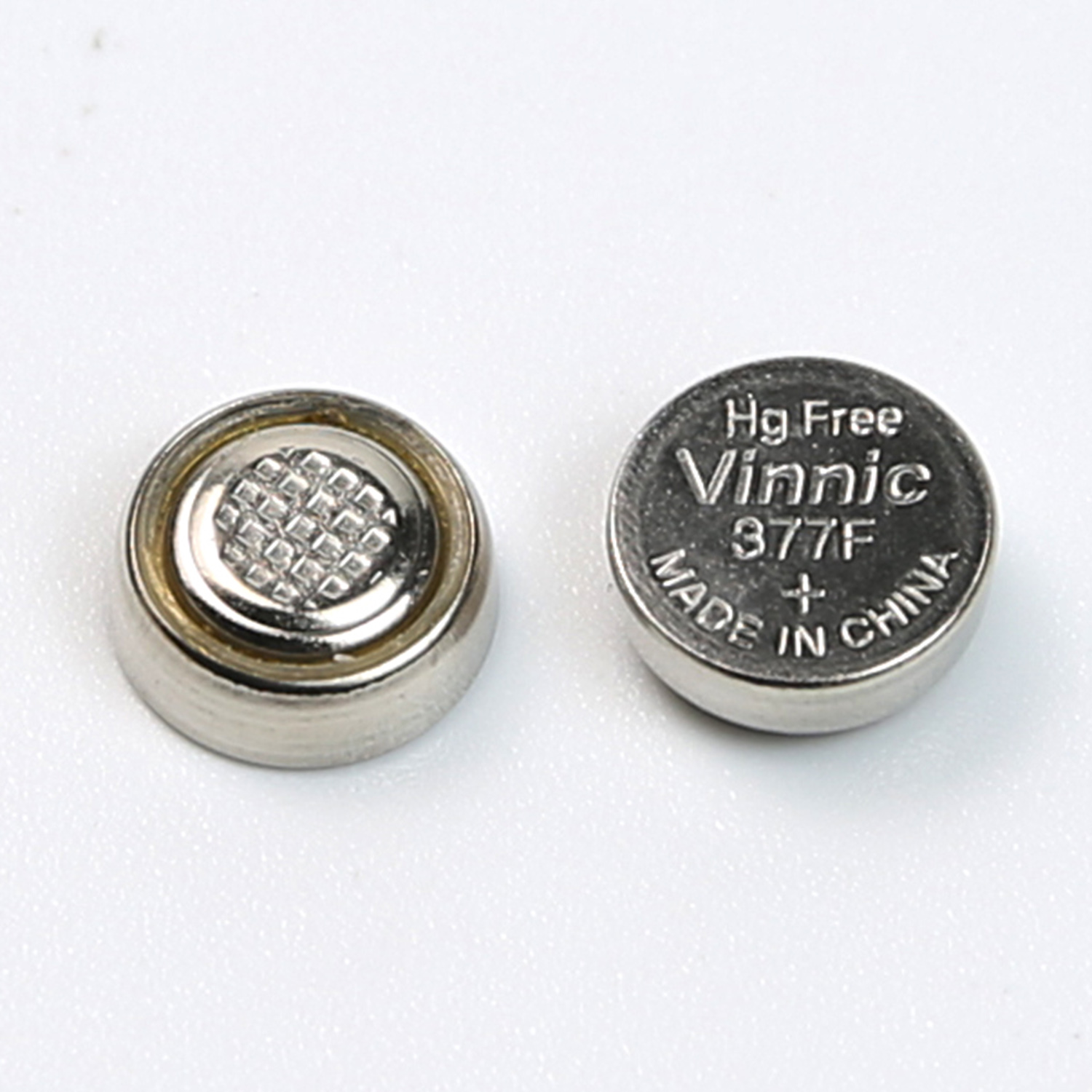 Vinnic 0% Mercury Silver Oxide Button Cell product inspection reference