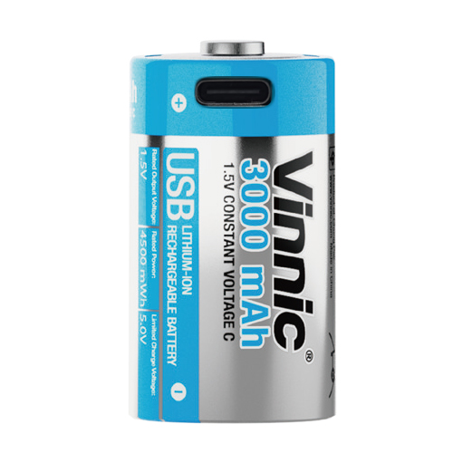 Vinnic rechargeable battery detail
