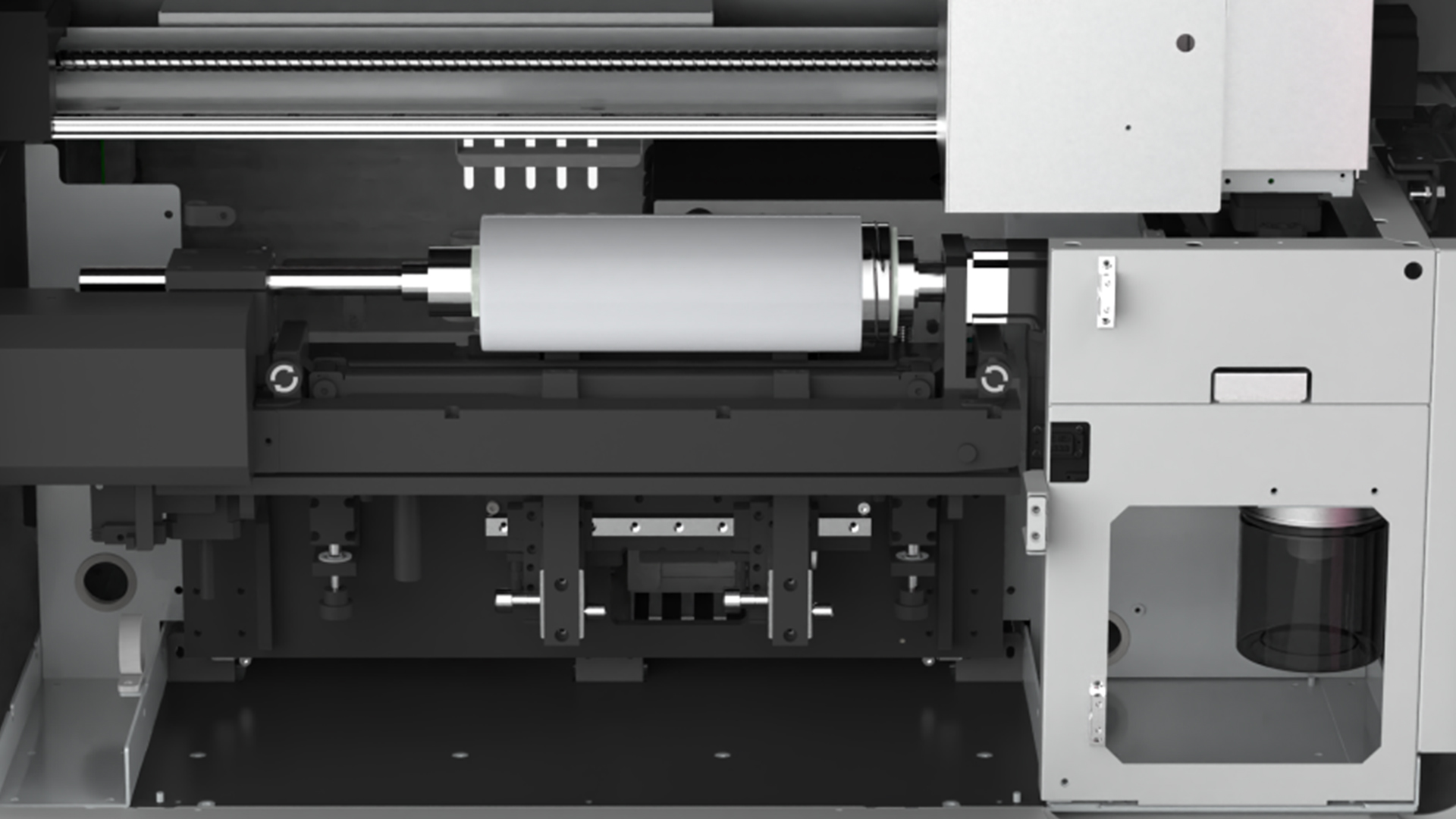 NC-Cylinder Elf-mini high-definition LCD touchscreen and cup printing system