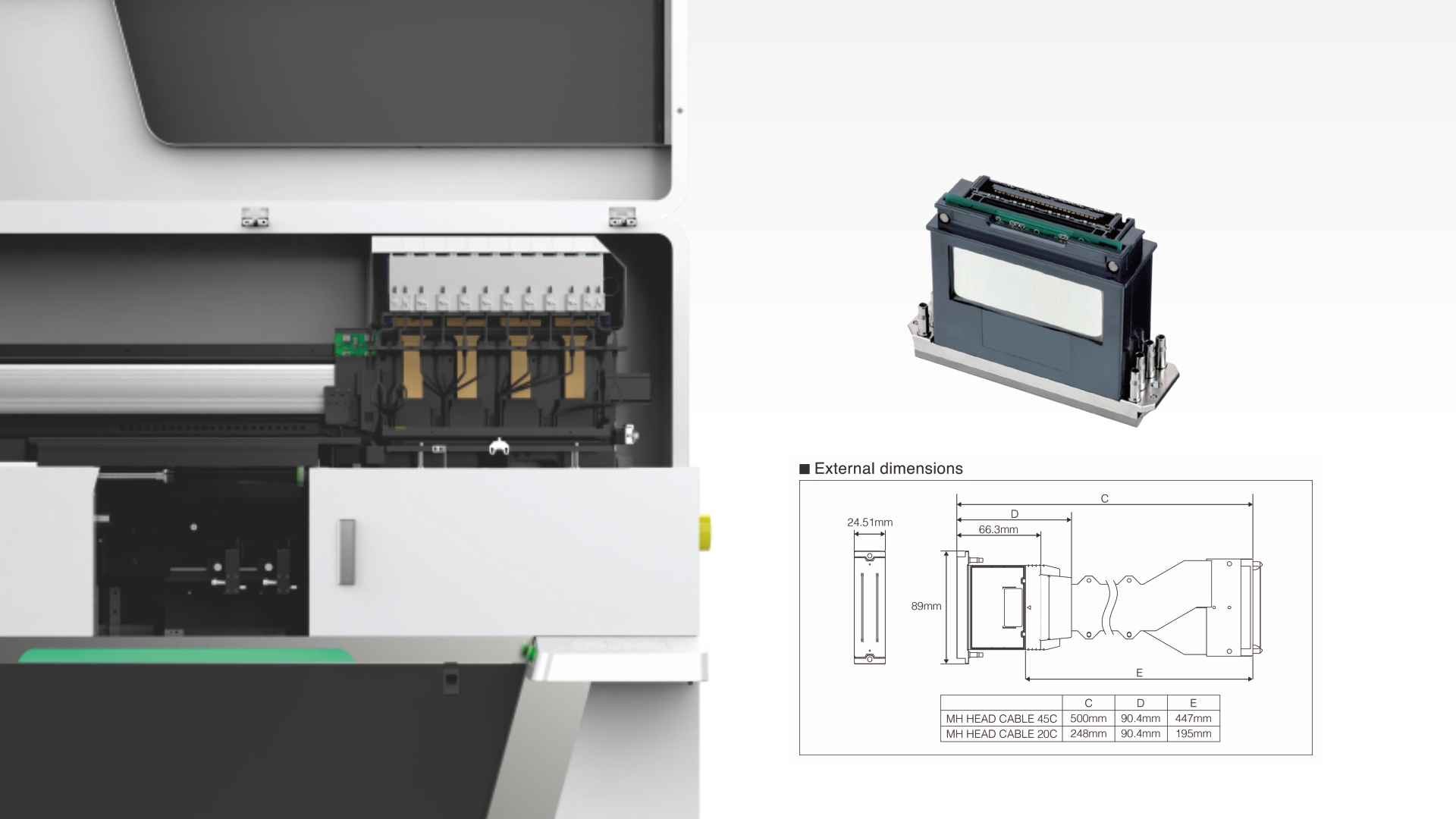 Cylinder printing machine components and product positioning system