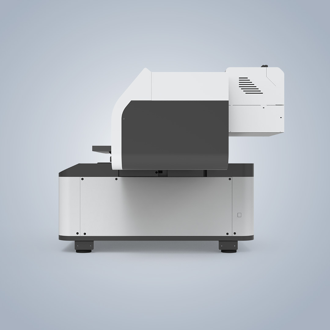 Multifunctional compact digital inkjet printer for flatbed and cylindrical applications