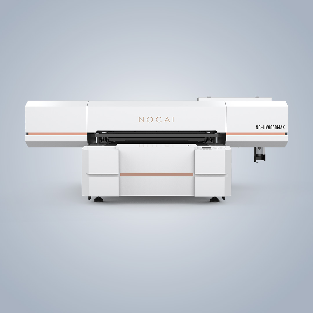 Visual positioning UV printer for sample alignment and bulk output validation