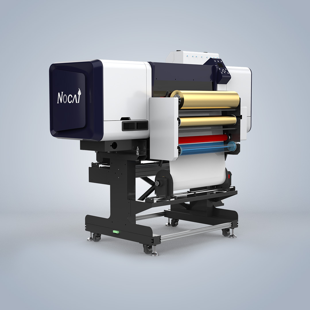UV DTF crystal label and transfer printing application produced by the NC-UVDTF60-PLUS