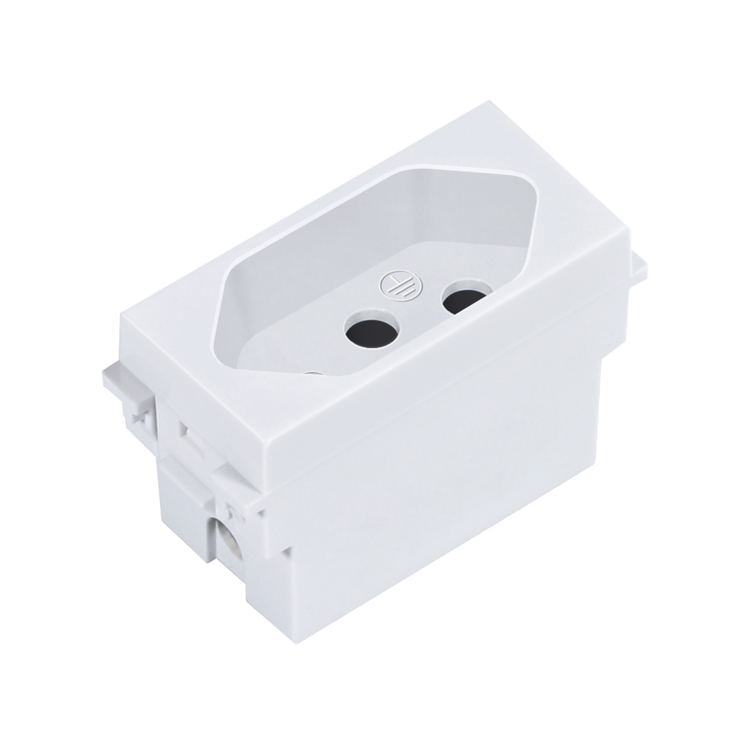 Brazil standard switch and 20A socket featuring a robust modern design for stable electrical connectivity