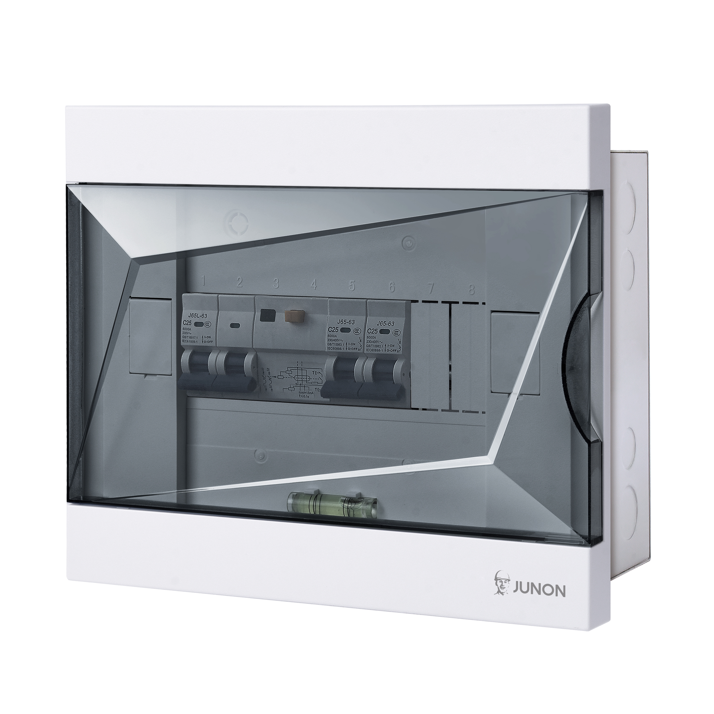 C6 series 9 way electrical power distribution box with metal base