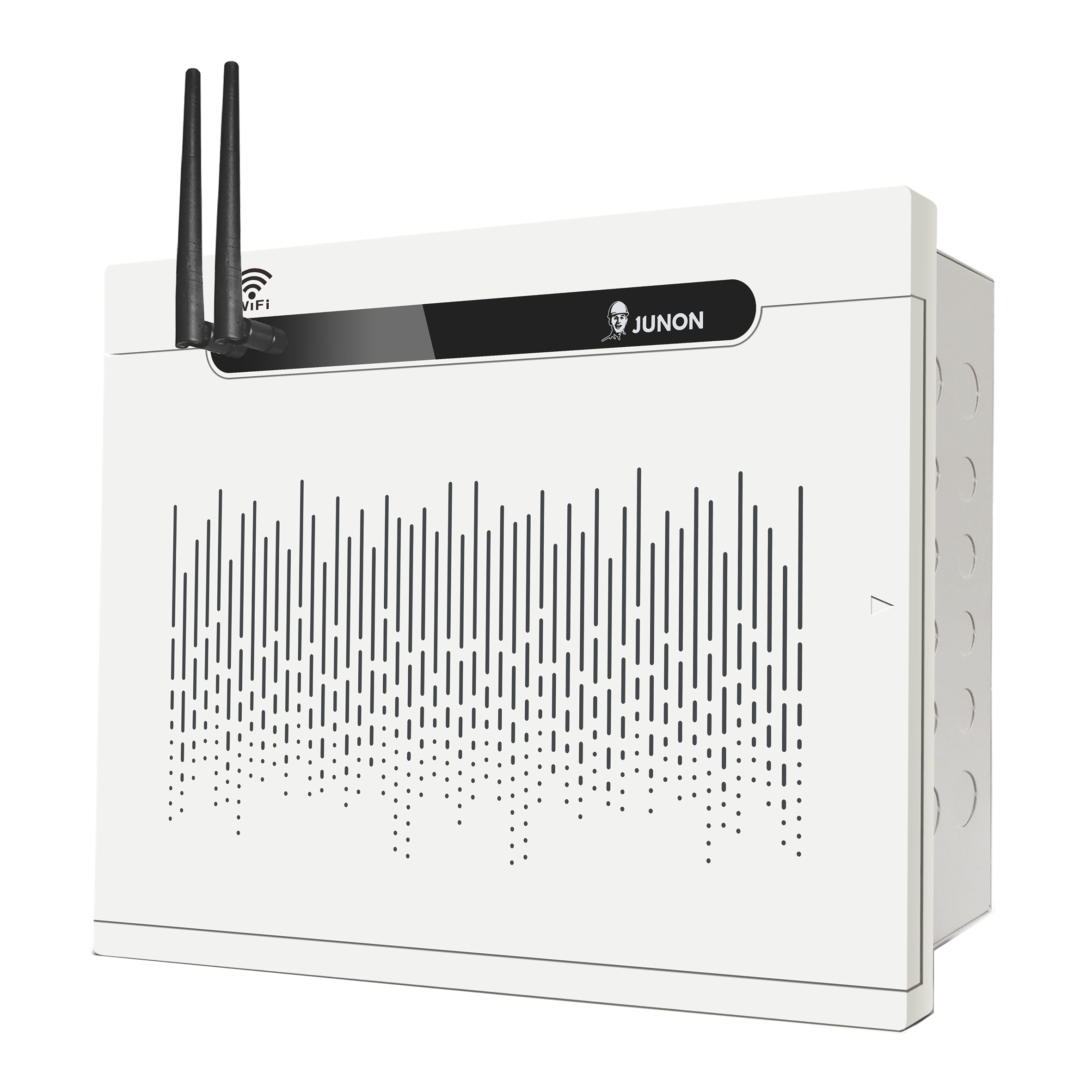 R20 series 7U multi media flush recessed distribution box with PC cover