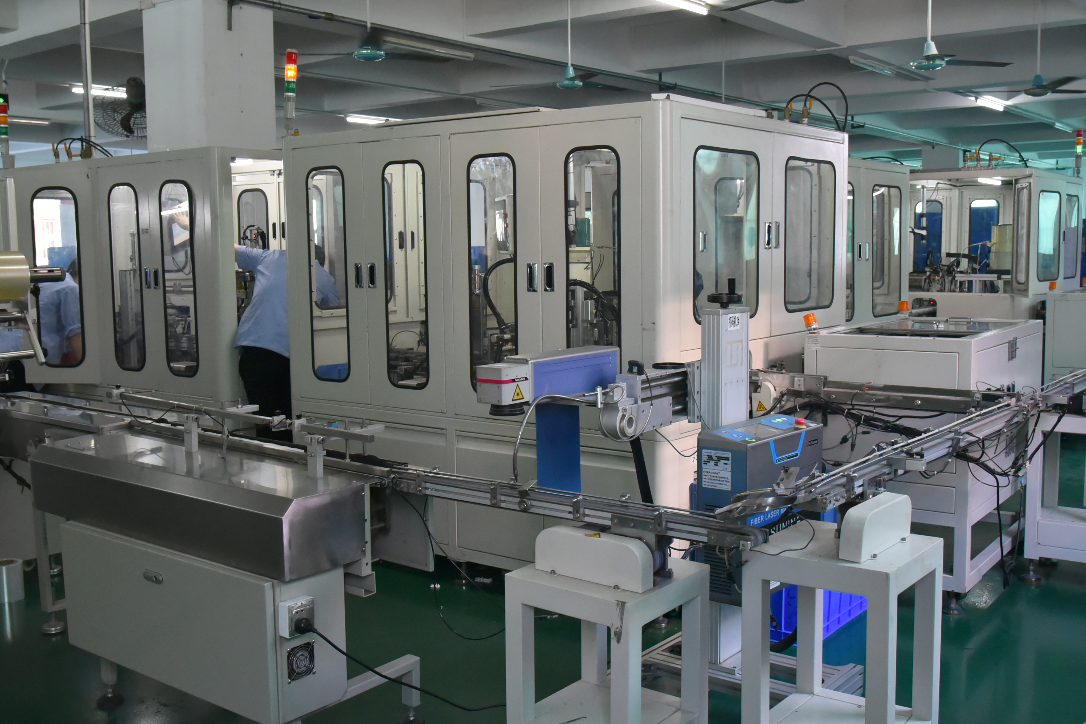 Close-up of WJ series glass surface switch construction and wiring profile
