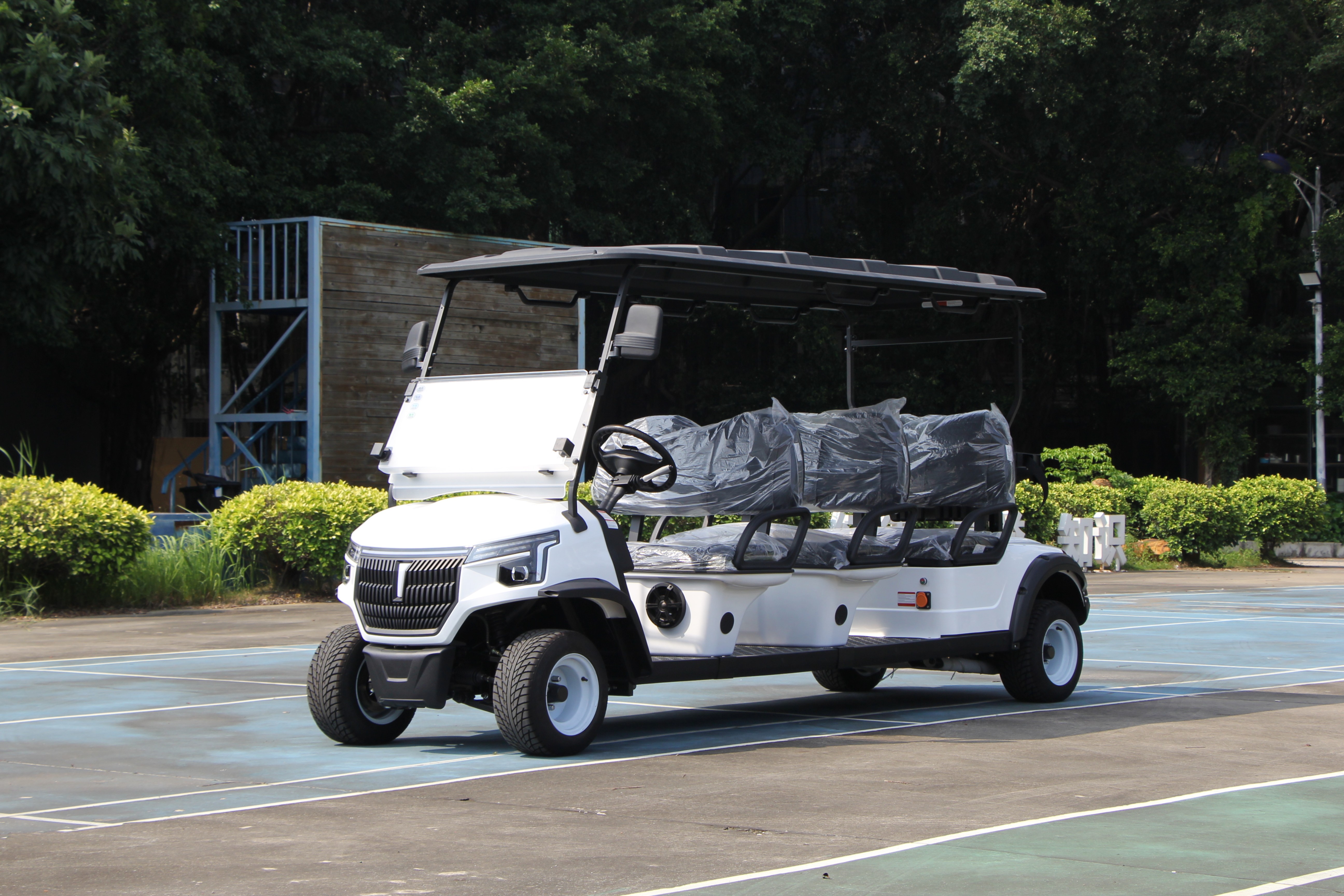 LQS063 electric golf cart chassis and body design