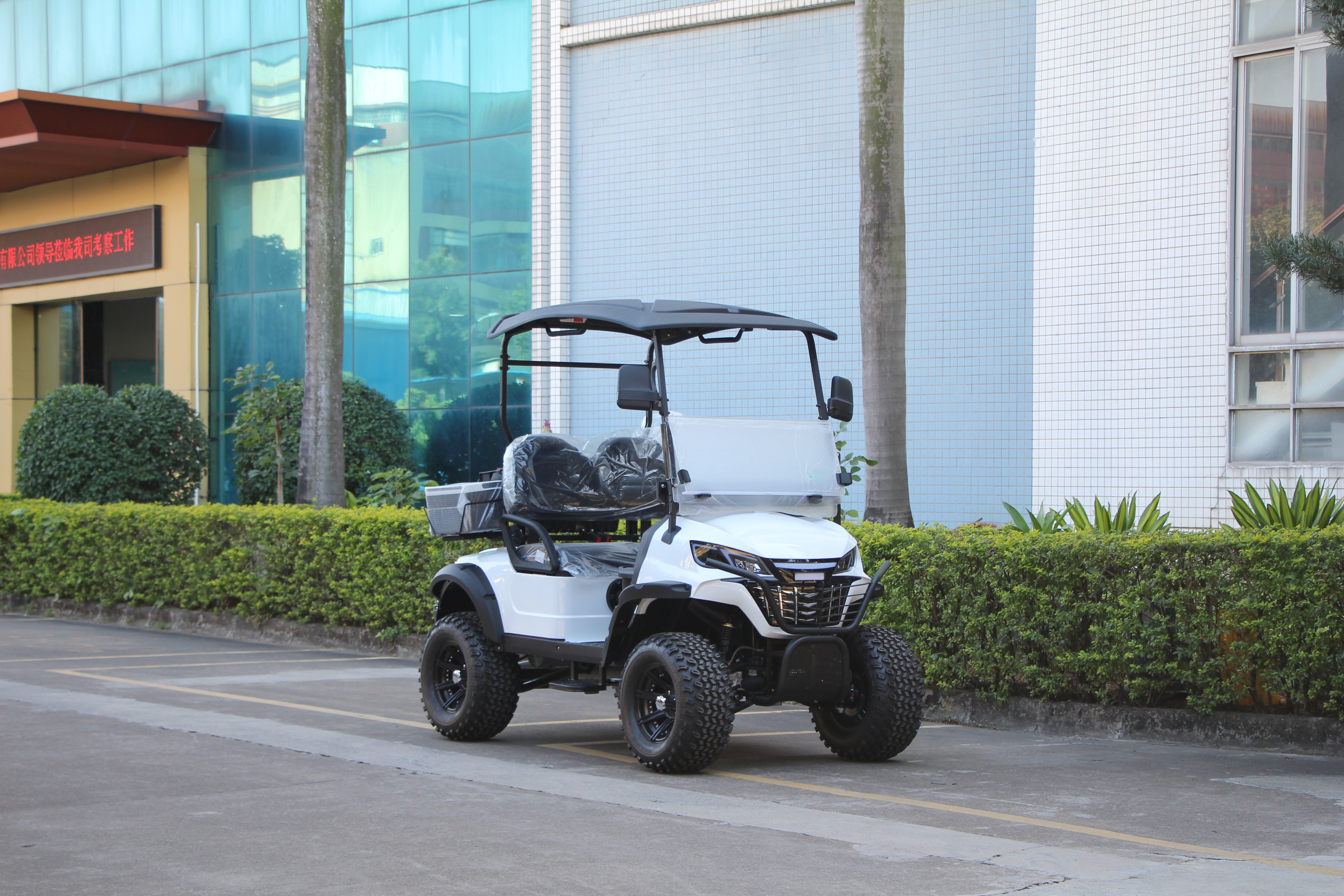 LQD021 electric golf cart chassis and body design