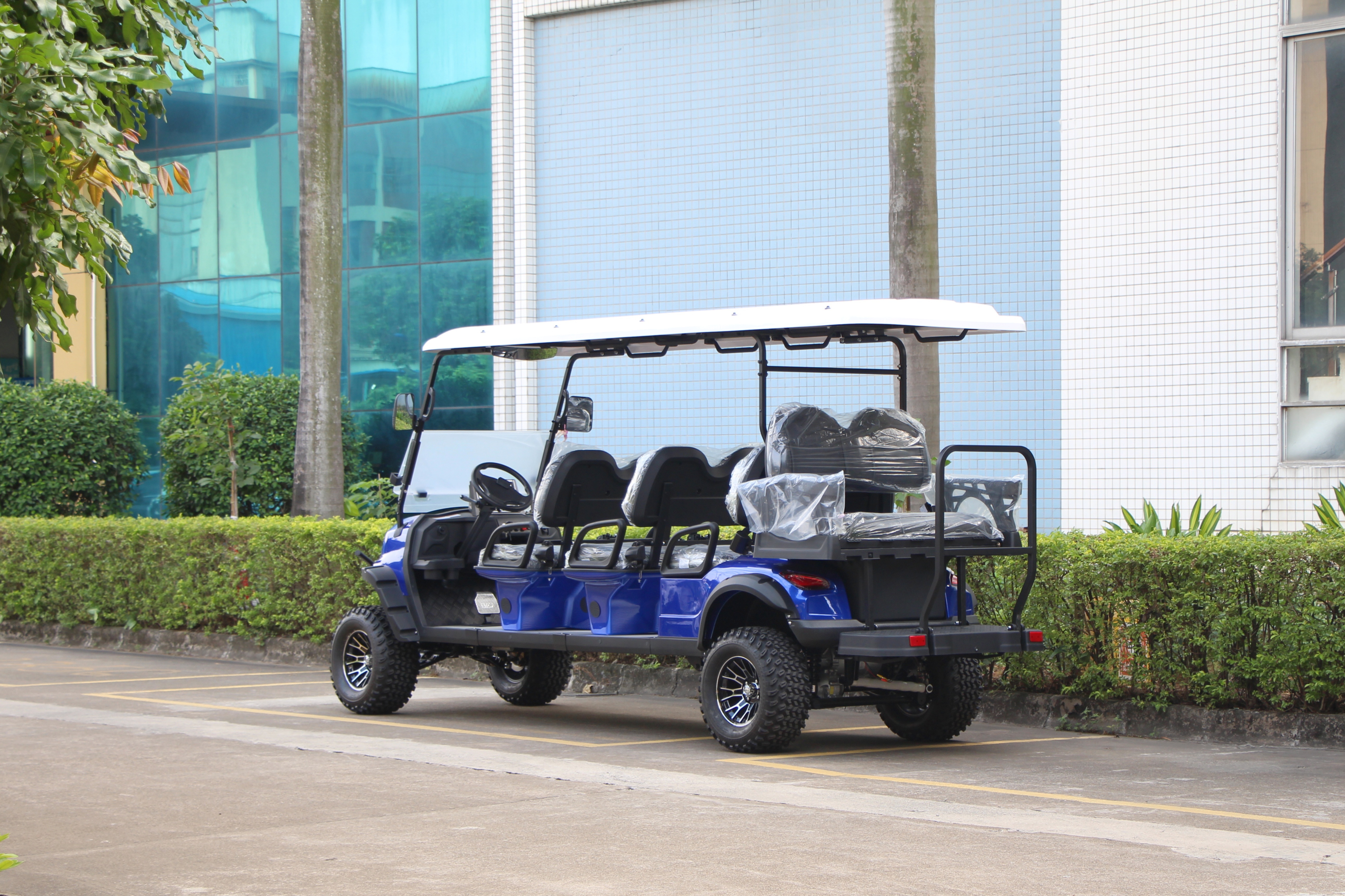 LQD061+2 electric golf cart inspection-ready vehicle