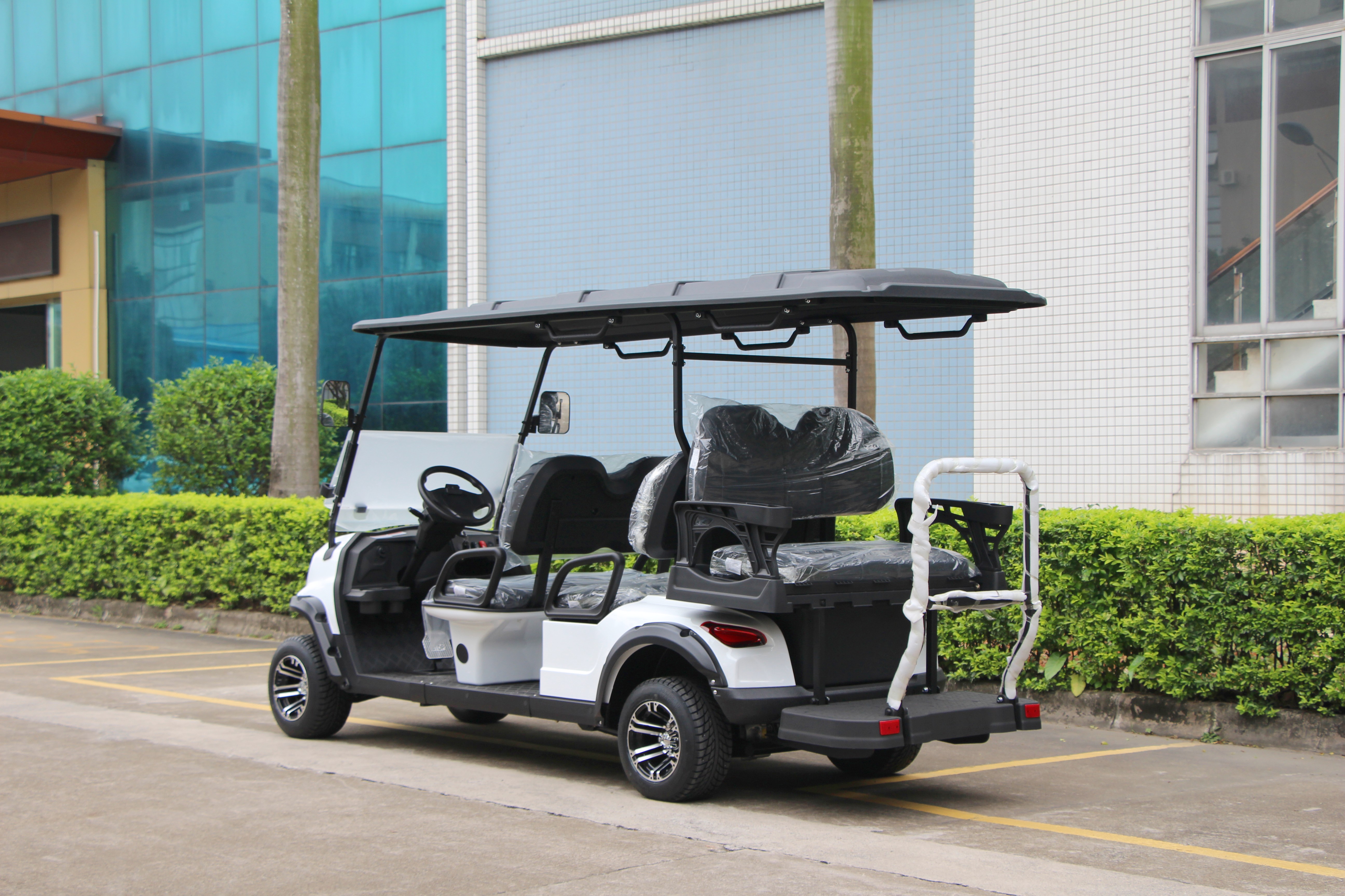 Langqing electric golf cart suspension and vehicle design