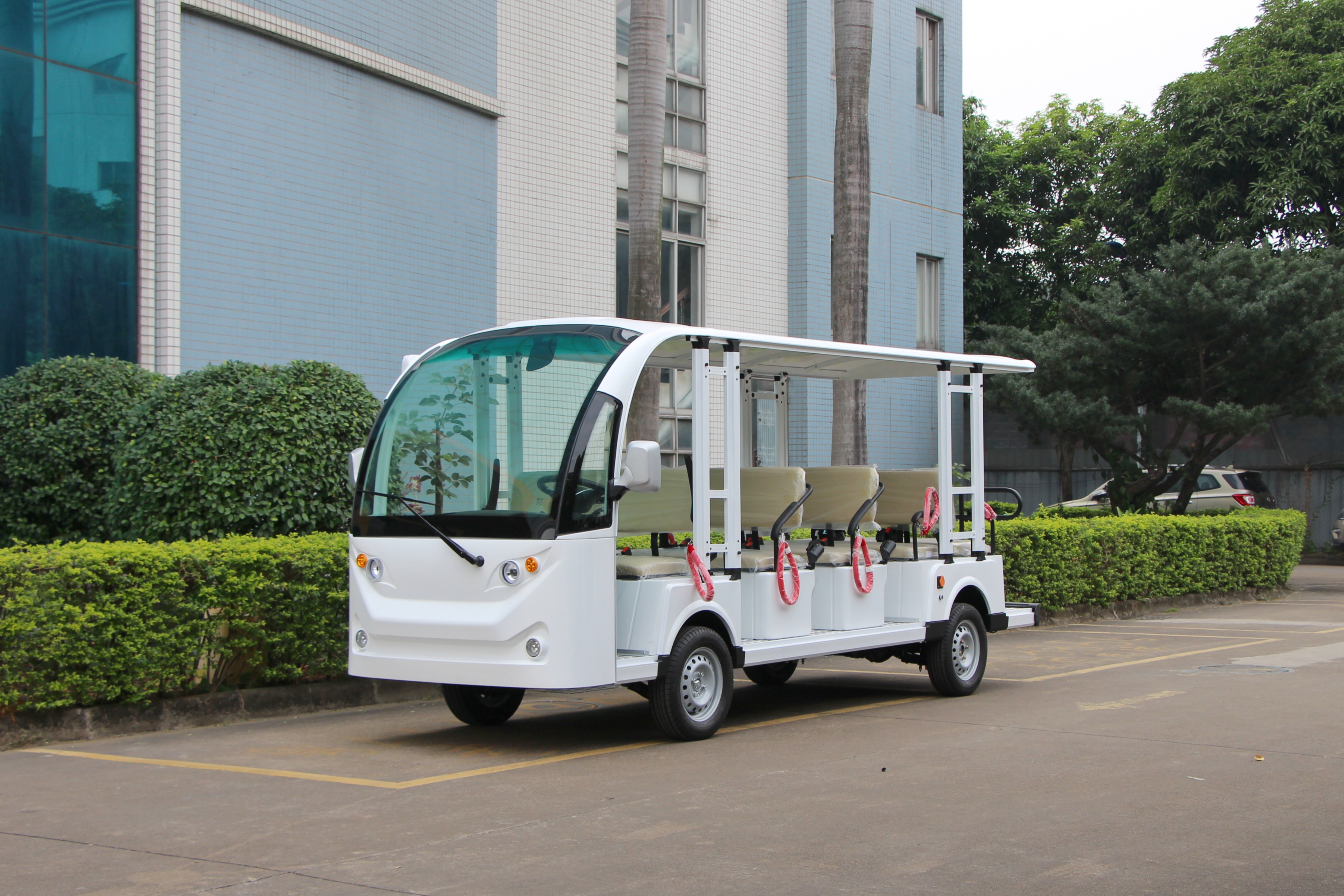 14seats bus sightseeing vehicle exterior view