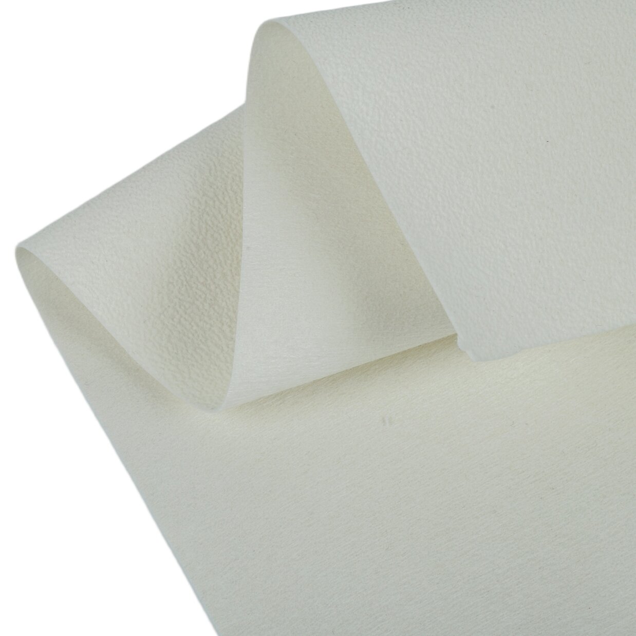 High-density pearl and long pile flocking fabric texture close-up