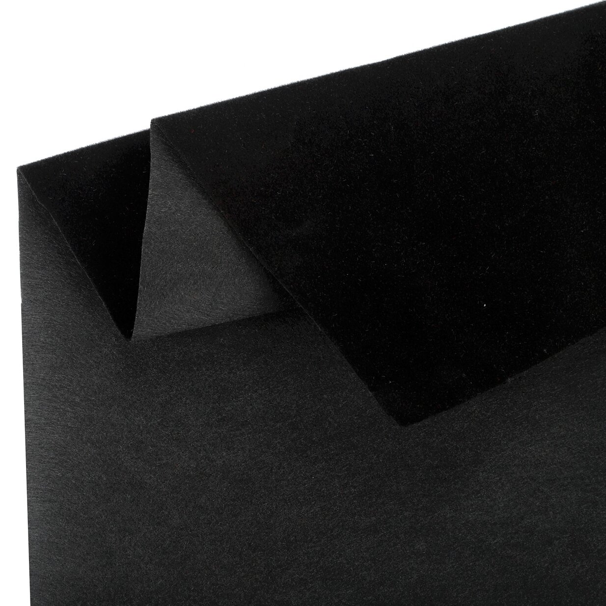 Close-up of premium nonwoven flocking fabric texture emphasizing zero-shedding quality