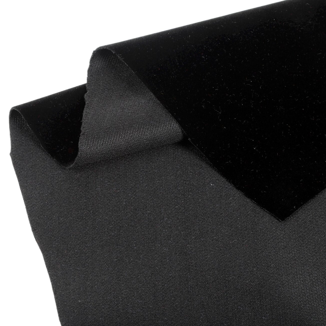 Custom knitted packaging flocking fabric surface and pile finish