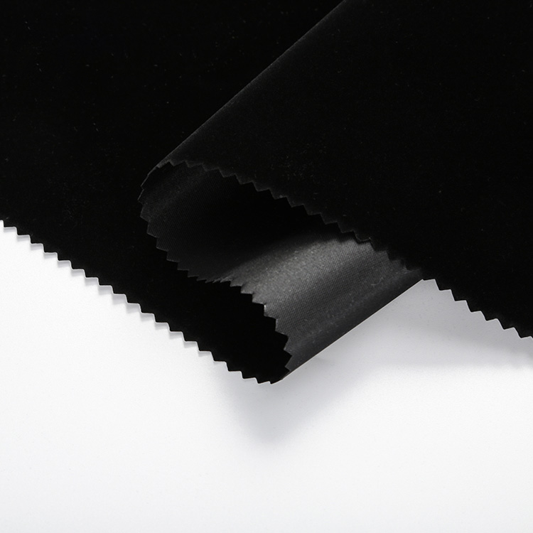 High density silk flocking fabric for luxury jewelry box lining