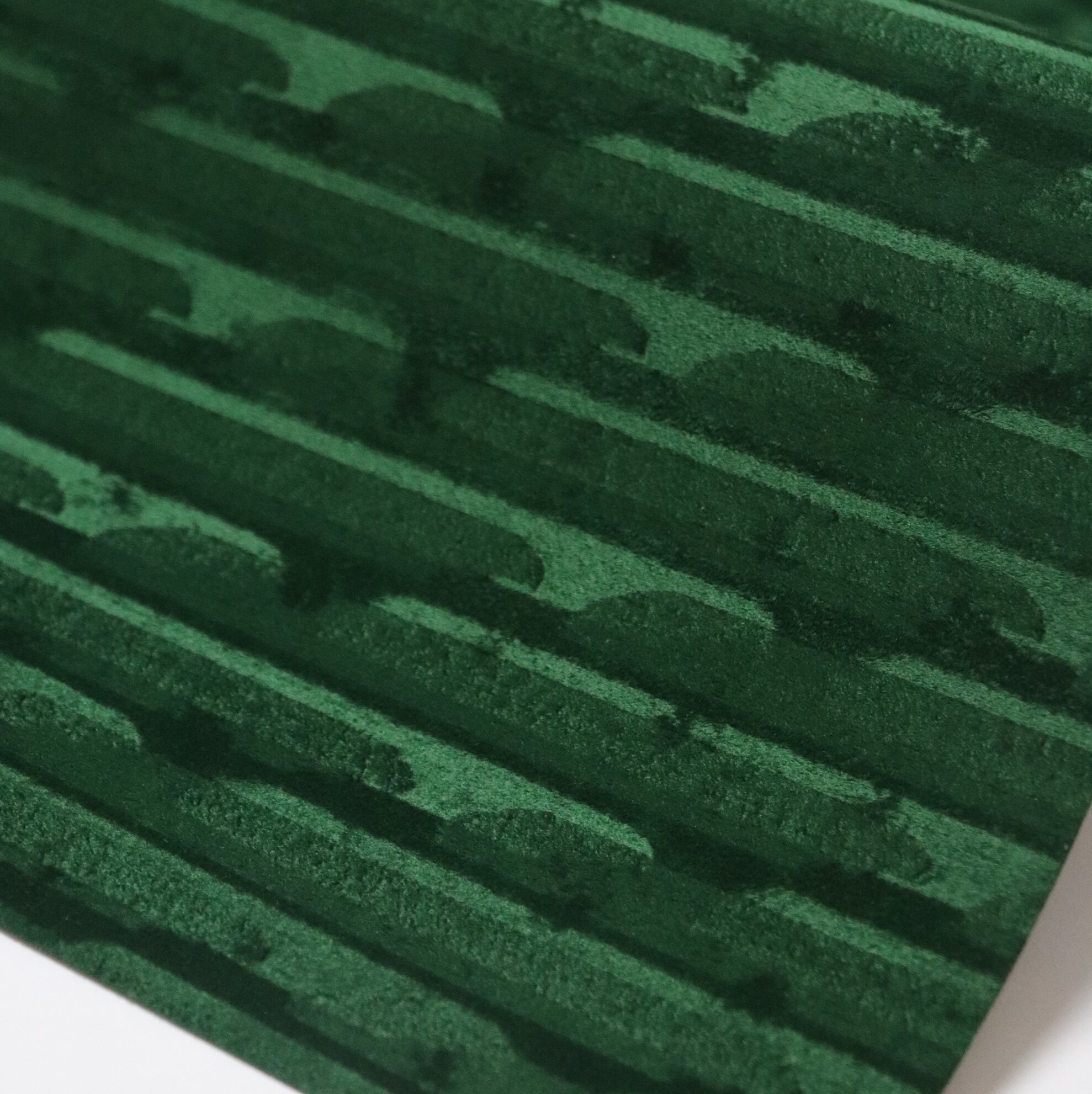 Mingqian crushed velvet electrostatic flocking fabric showing durable textured pile surface