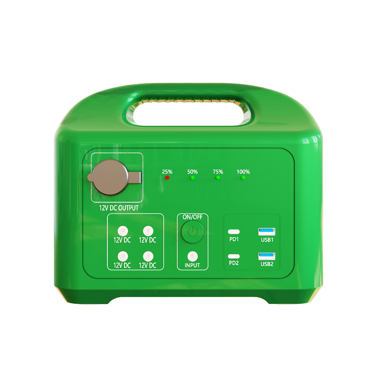 Portable emergency backup power supply product view