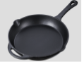 Enameled cast kitchenware and commercial knife sourcing