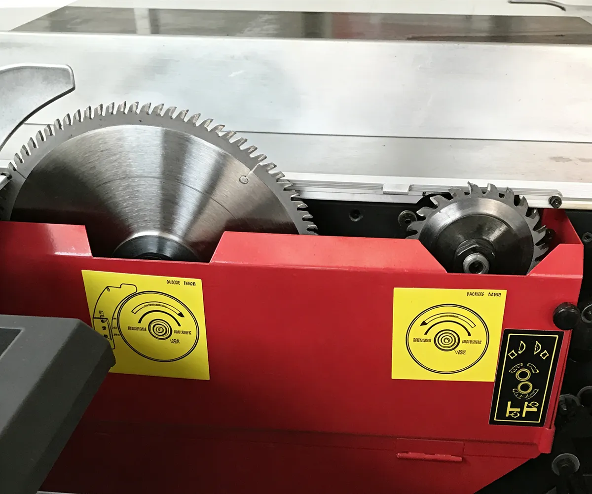CNC fully-automatic sliding table saw inspection and production configuration