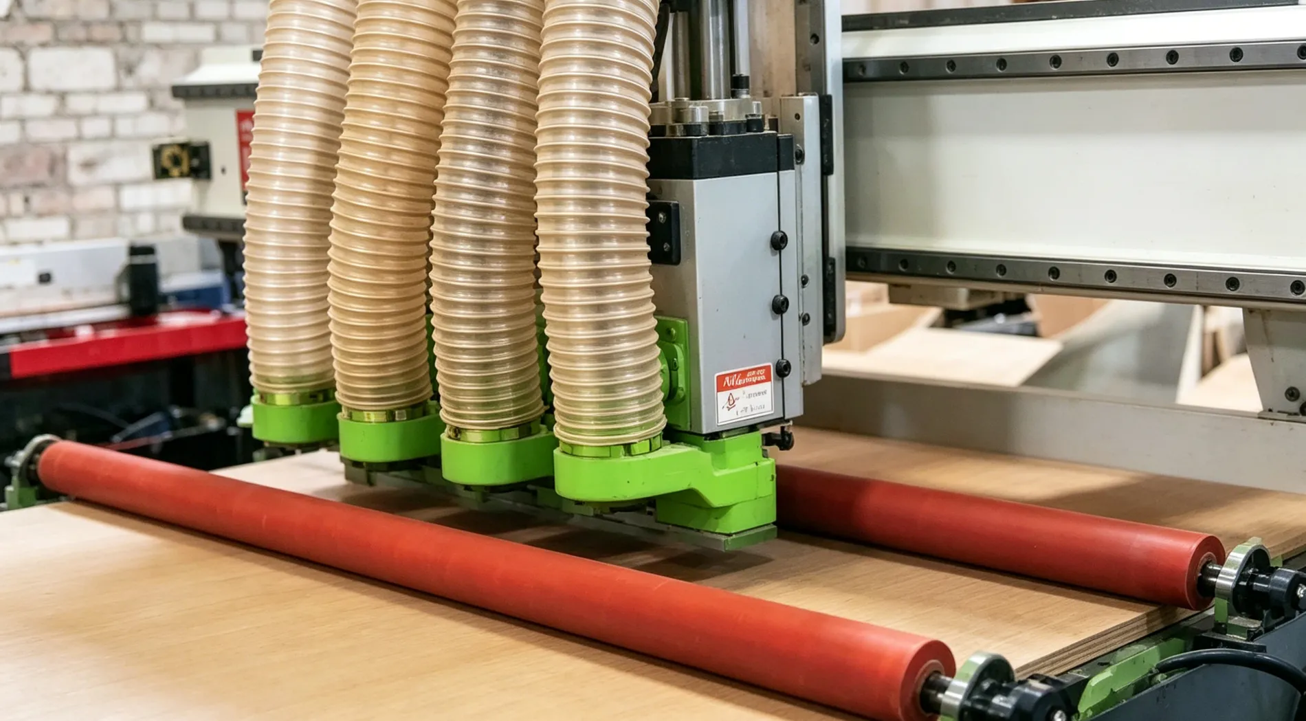 Four-Process CNC Router machine configuration