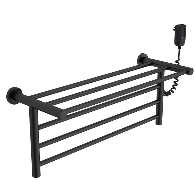 ODO-R1B-2KH Electric Towel Rack Matte Black 304 stainless steel heating rail