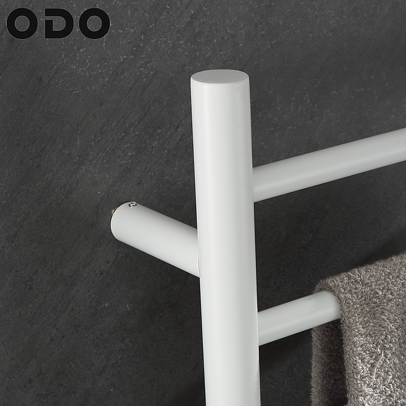 Detailed swivel joint construction of 304 stainless steel heated towel rail