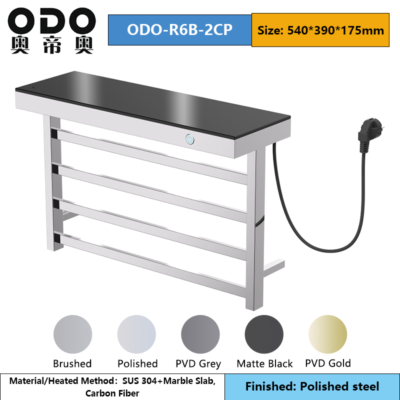 ODO Stainless Steel Electric Towel Rack and Sanitaryware Component