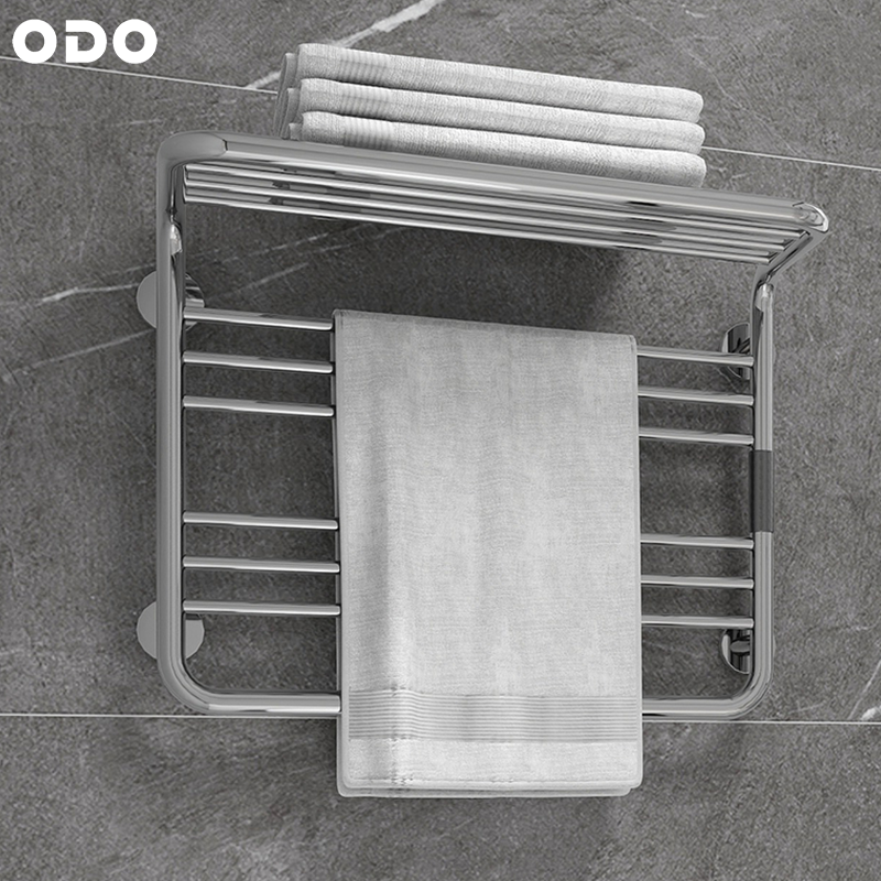 ODO-R82-CP Waterproof Bathroom Heated Towel Rack product display