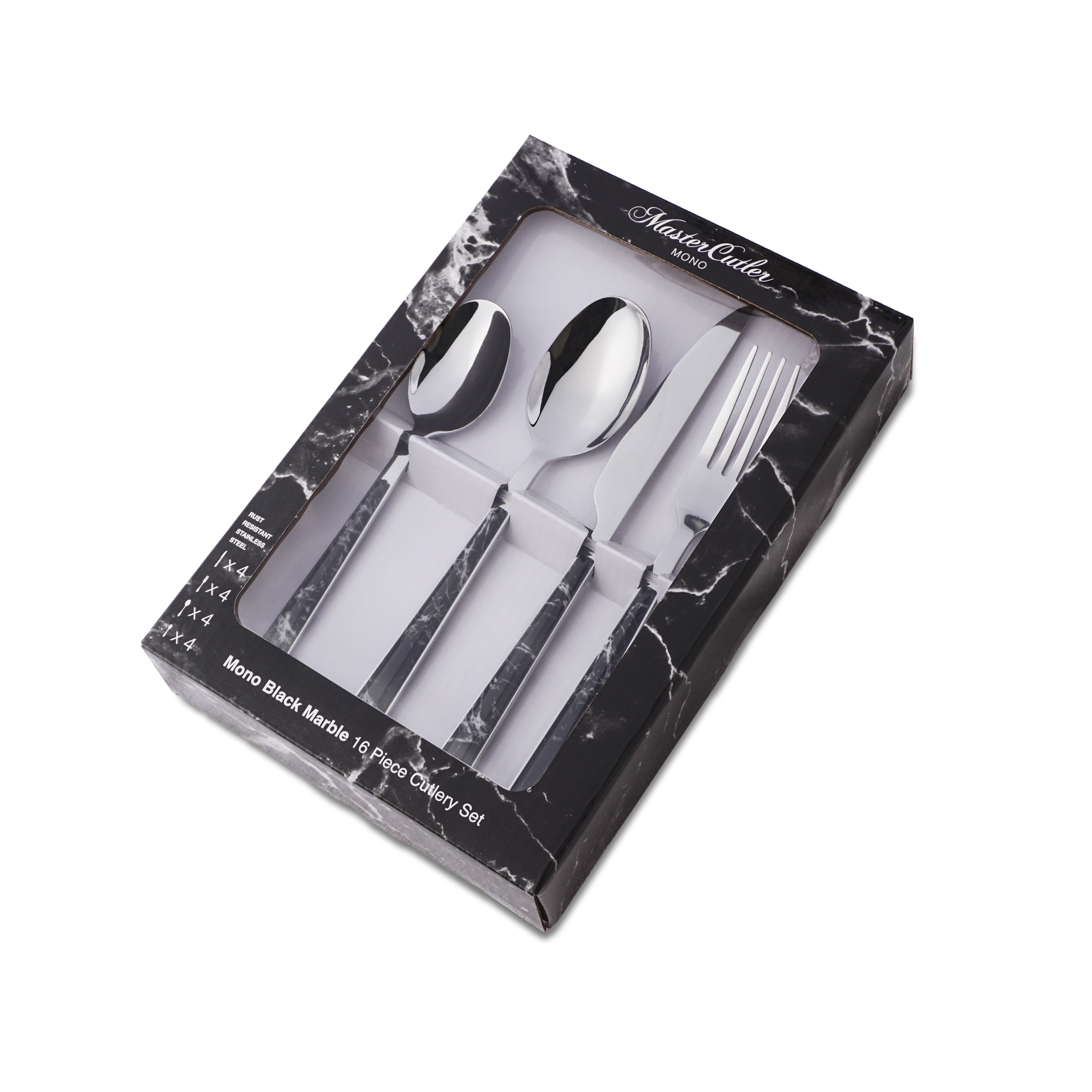 Plastic handle full tang cutlery with colorful handle customization