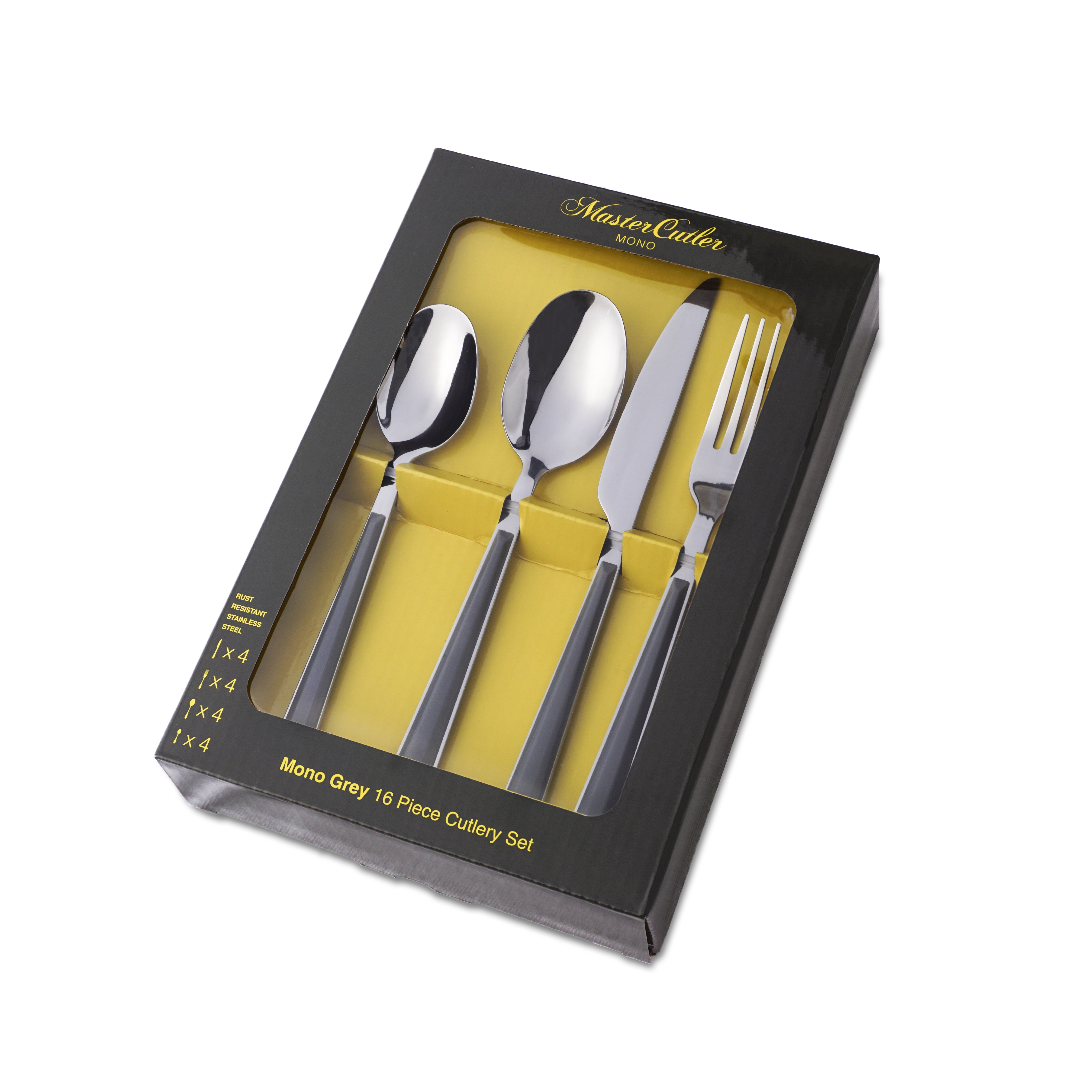 Overmolded plastic handle full tang cutlery product inspection reference